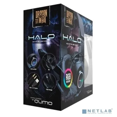Проводная стереогарнитура Qumo HALO GHS0018 с микрофоном фото 3