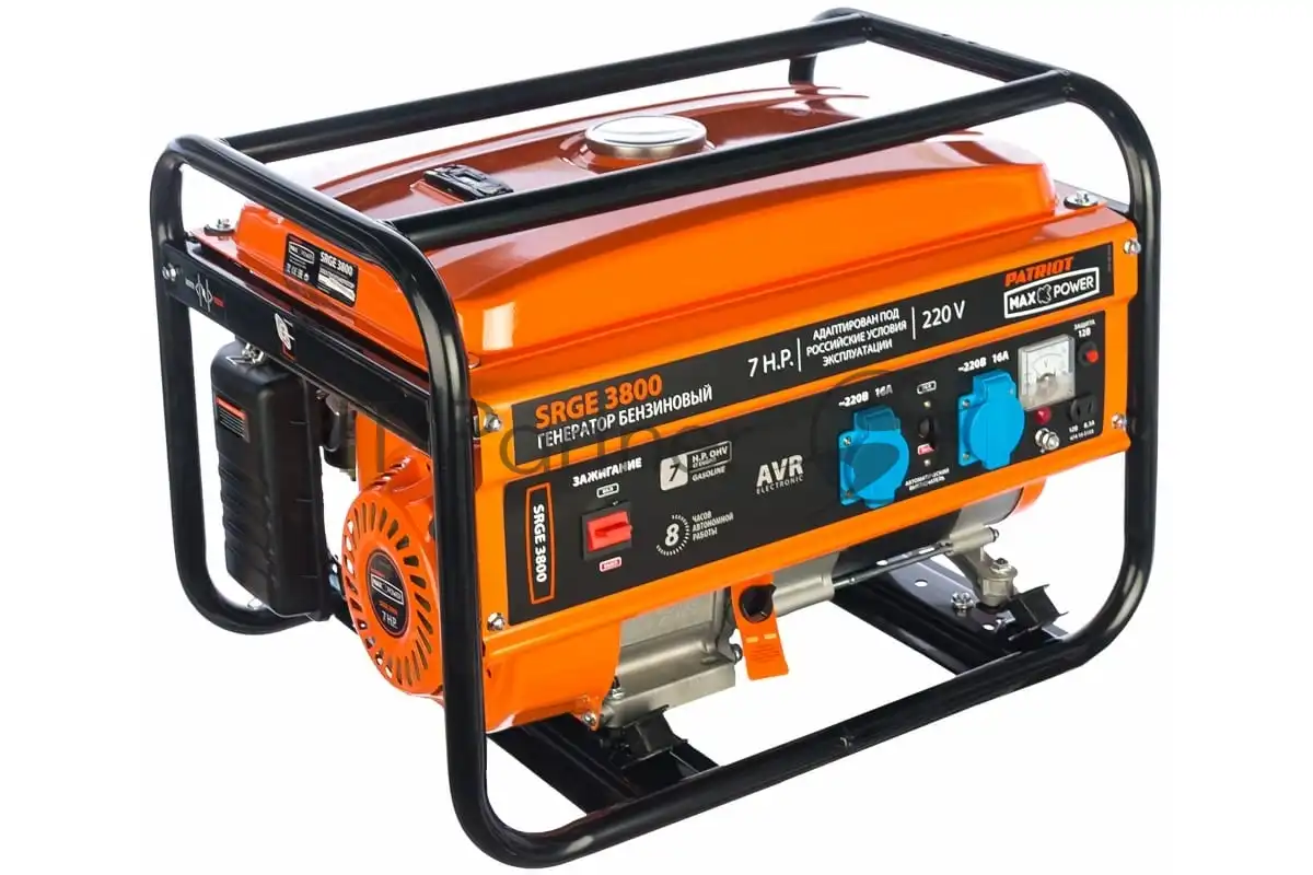 Бензиновый генератор Patriot SRGE 3800