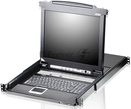 KVM-консоль ATEN CL5716MR с 17-дюймовым LCD-экраном