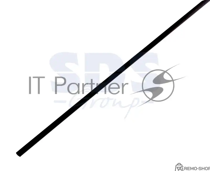 Термоусаживаемая трубка Rexant 10,0/5,0 мм, черная, бухта 100 м