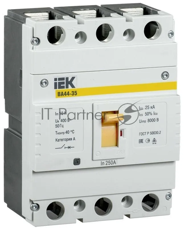 Автоматический выключатель IEK ВА44-35 3P 250A 15кА