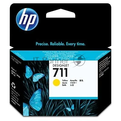 Картридж струйный HP CZ132A желтый для принтеров DeskJet T120/T520 фото 3