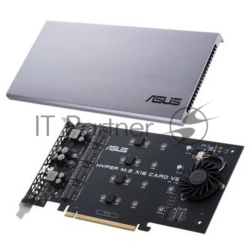 Внутренний адаптер ASUS HYPER M.2 X16 CARD V2 для RAID-массивов NVMe фото 2