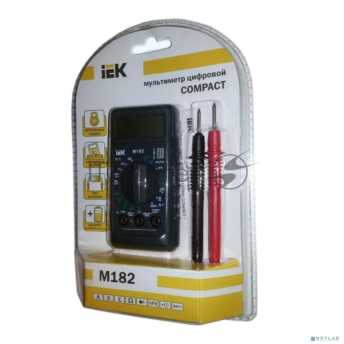 Цифровой мультиметр IEK Compact M182 фото 2