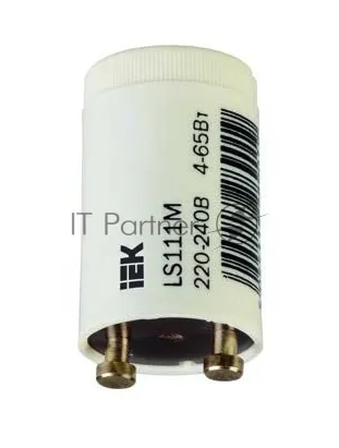 Стартер люминесцентных ламп IEK LS111M 4-65Вт 220-240В фото 3