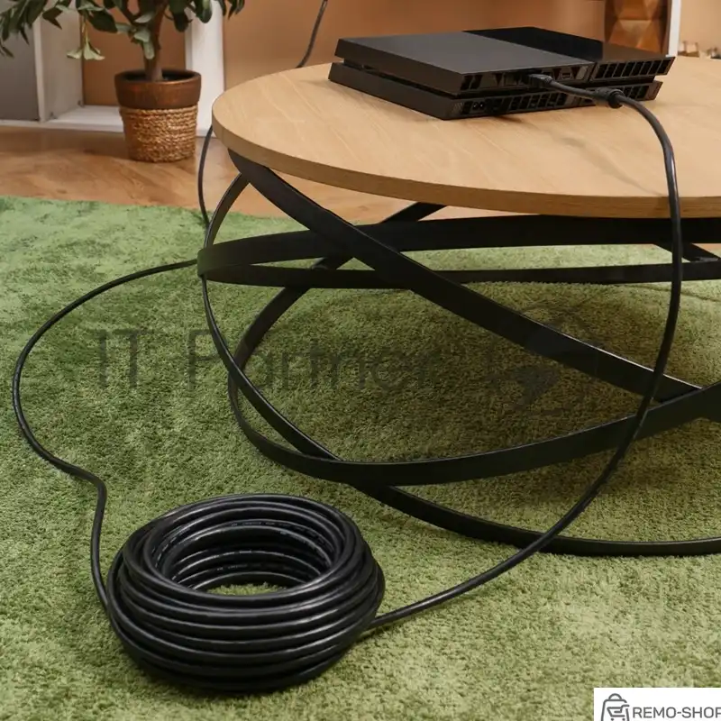 Кабель HDMI 1.4 длиной 20 метров с позолоченными контактами фото 3