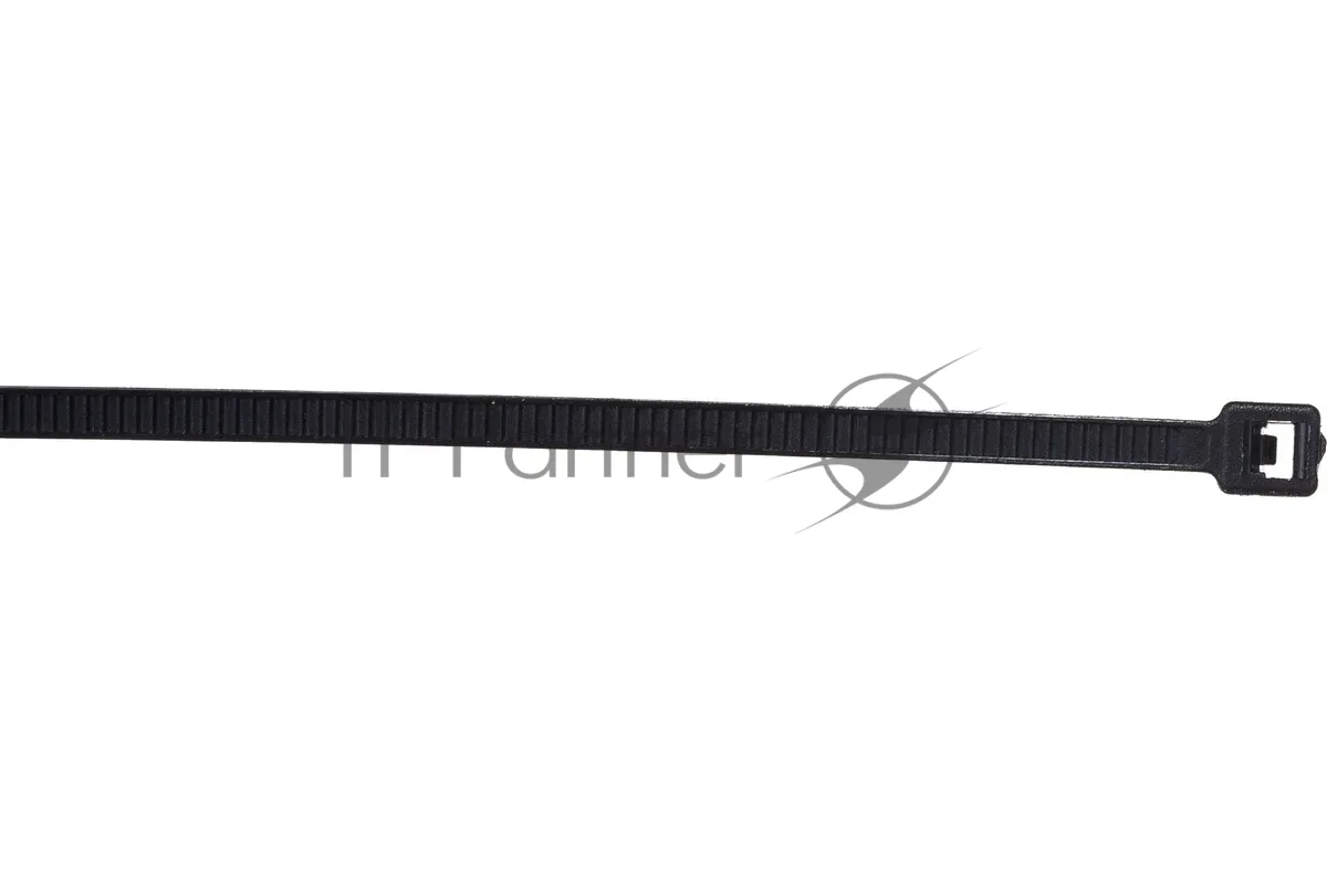Нейлоновые стяжки Fortisflex КСС 3х150 черный, 100 шт фото 2