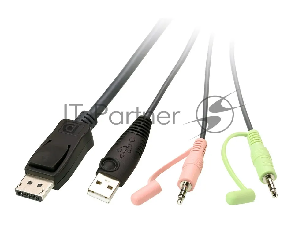 KVM-переключатель ATEN CS22DP на 2 порта с DisplayPort и USB фото 2