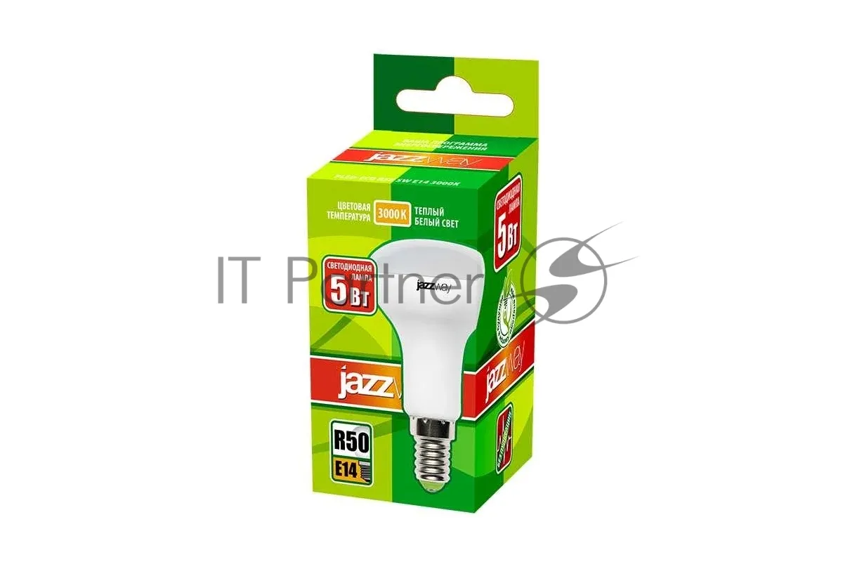 Светодиодная лампа JazzWay PLED-ECO-R50 5Вт E14 теплый белый