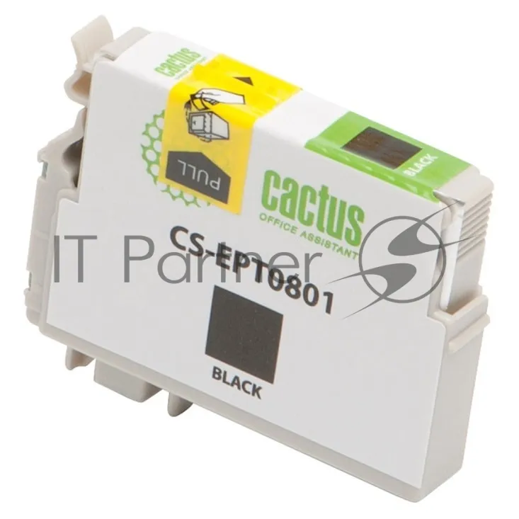 Струйный картридж Cactus CS-EPT0801 черный для принтеров Epson фото 2