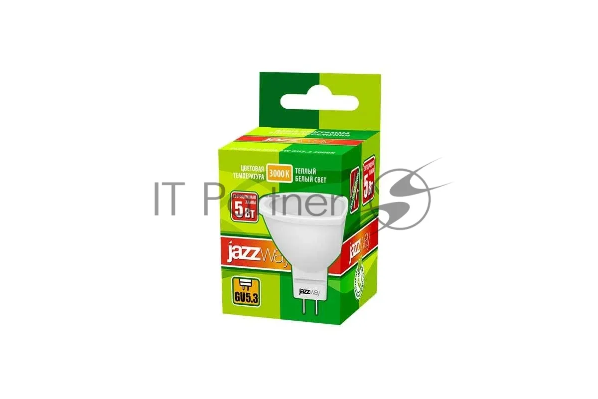 Светодиодная лампа JazzWay PLED-ECO-JCDR 5Вт GU5.3 теплый белый фото 2