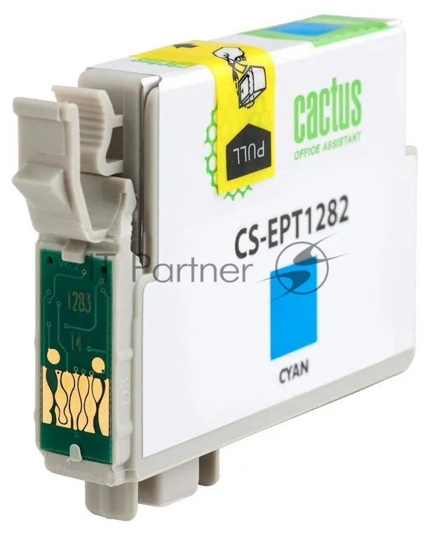 Струйный картридж Cactus CS-EPT1282 голубой для принтеров Epson фото 2