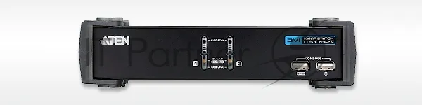 KVM-переключатель ATEN CUBIQ с 2 портами USB 2.0 и DVI