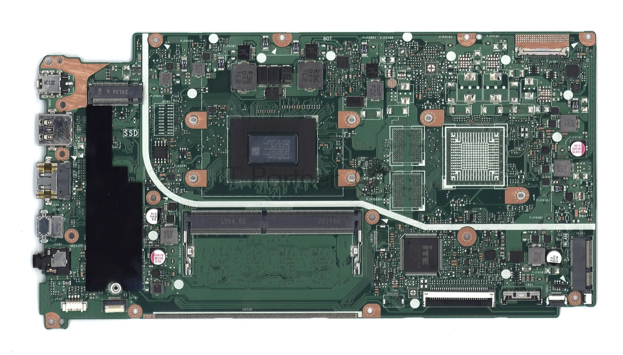 Материнская плата для Asus X512DA 8G/R7-3700U 90NB0LZ0-R00180 фото 3