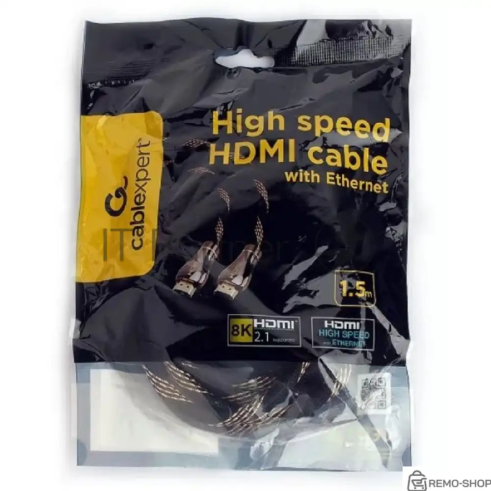 Кабель HDMI Cablexpert CCP-HDMI8К-1.5M версии 2.1, 8K, 1.5 м, черный фото 3