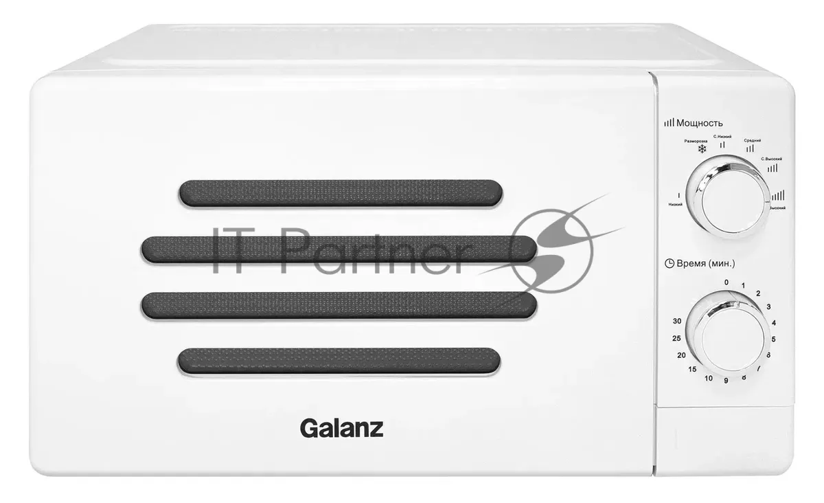 Микроволновая печь Galanz MOS-2007MW, 20 л, 700 Вт, белая фото 3