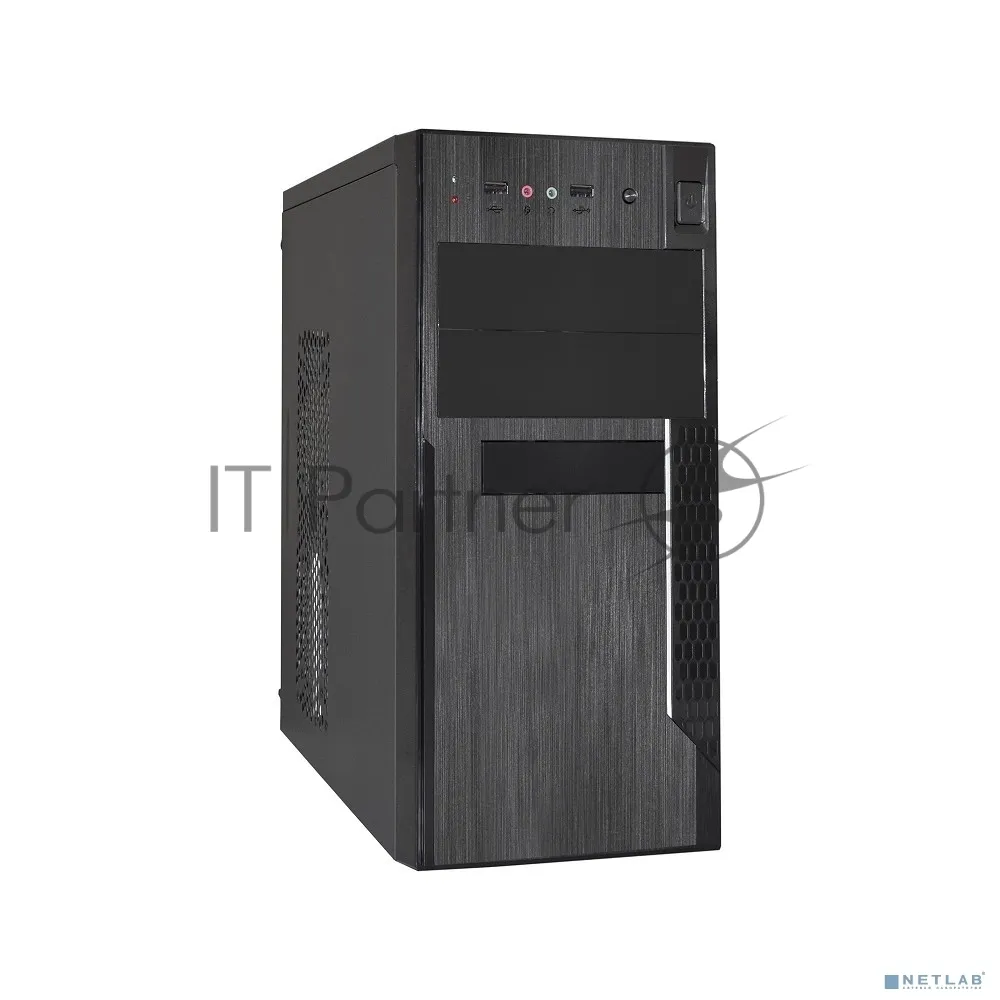 Корпус ExeGate EX283244RUS Black mATX с вентилятором 120 мм