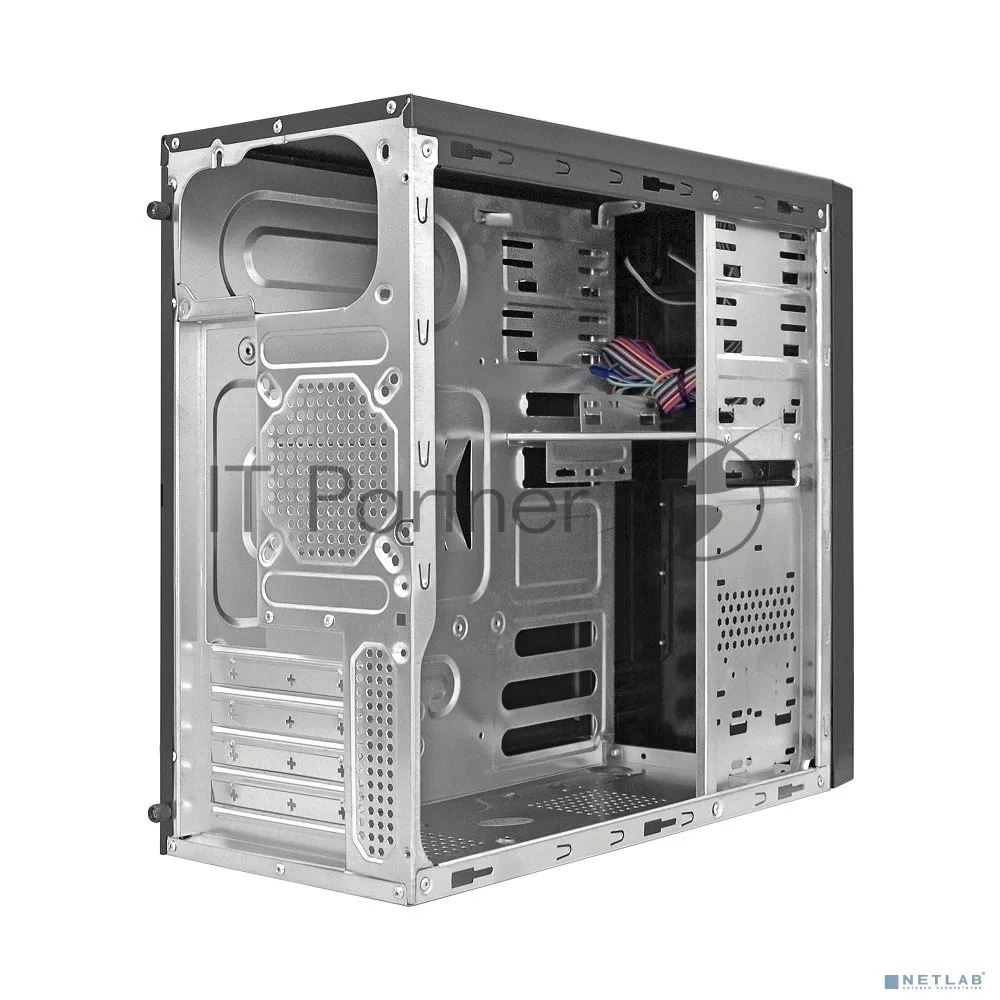 Корпус ExeGate EX283244RUS Black mATX с вентилятором 120 мм фото 2