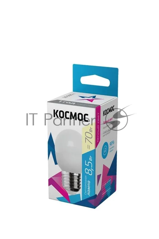 Светодиодная лампа Космос LED BASIC GL45 8.5Вт E27 3000К