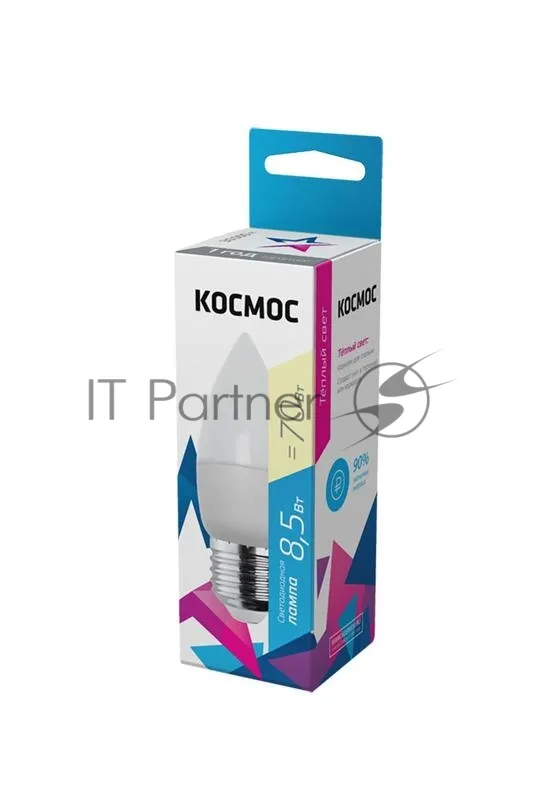 Светодиодная лампа Космос LED BASIC CN 8.5Вт E27 3000К