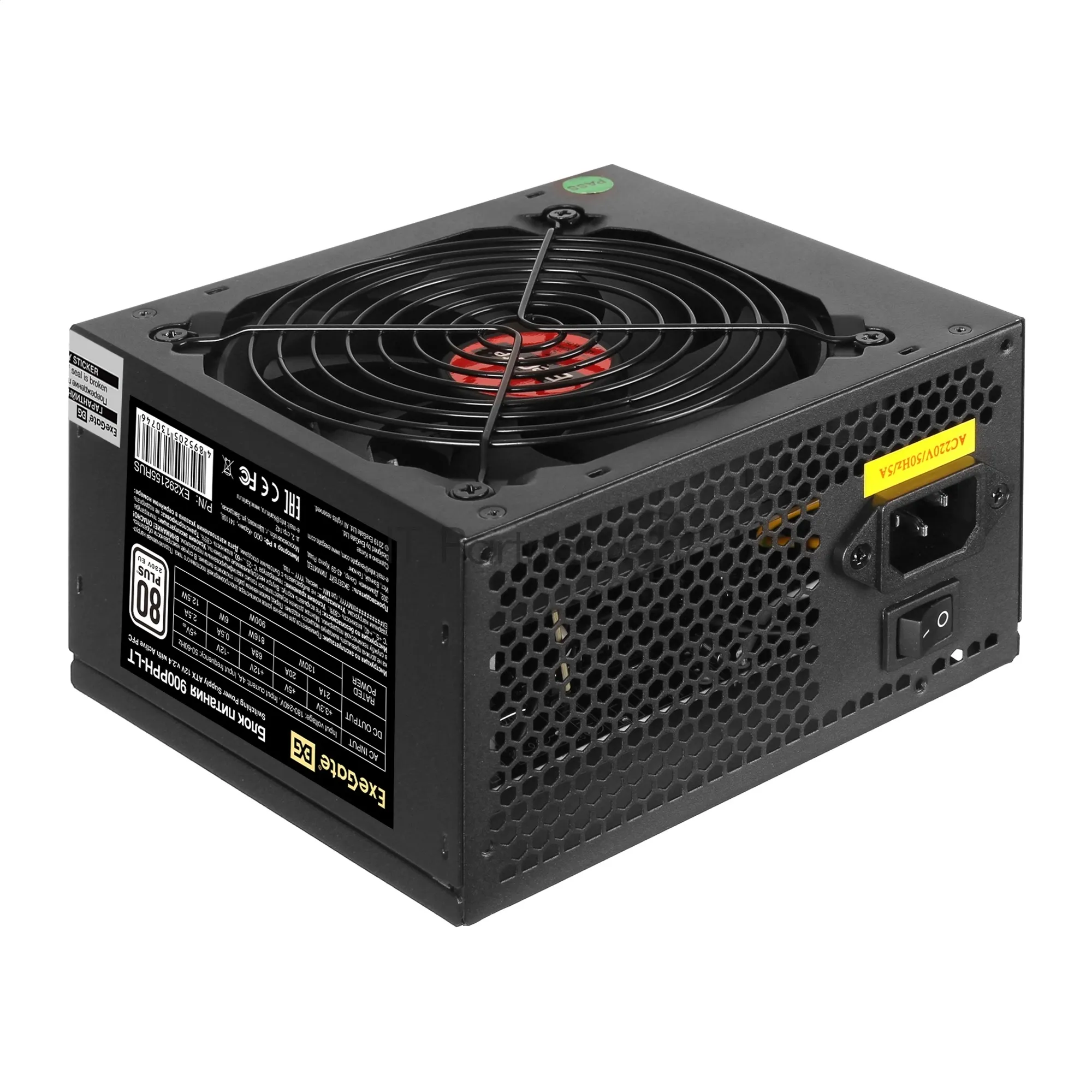 Блок питания ExeGate 900PPH-LT-OEM, 900Вт, 80 PLUS Platinum фото 2