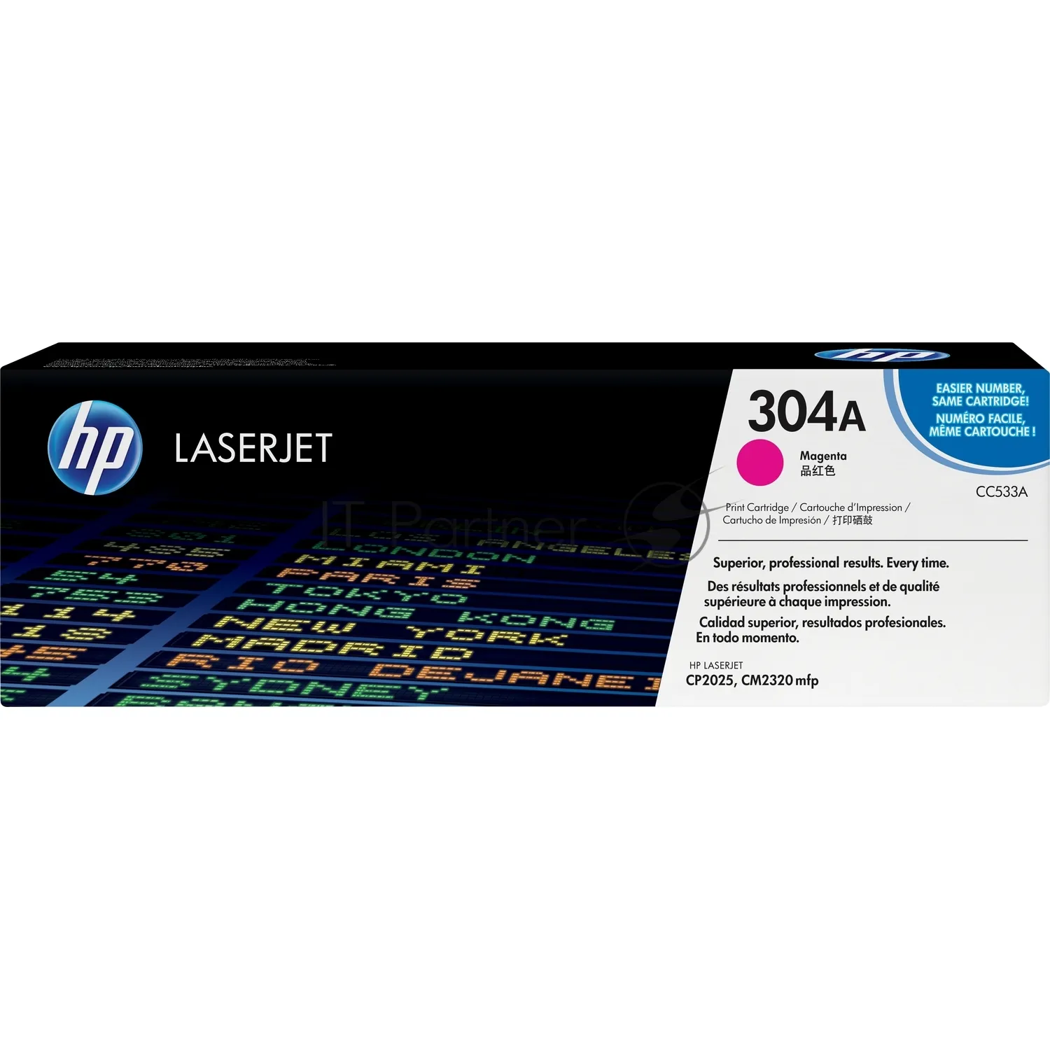 Оригинальный пурпурный лазерный картридж HP CC533A