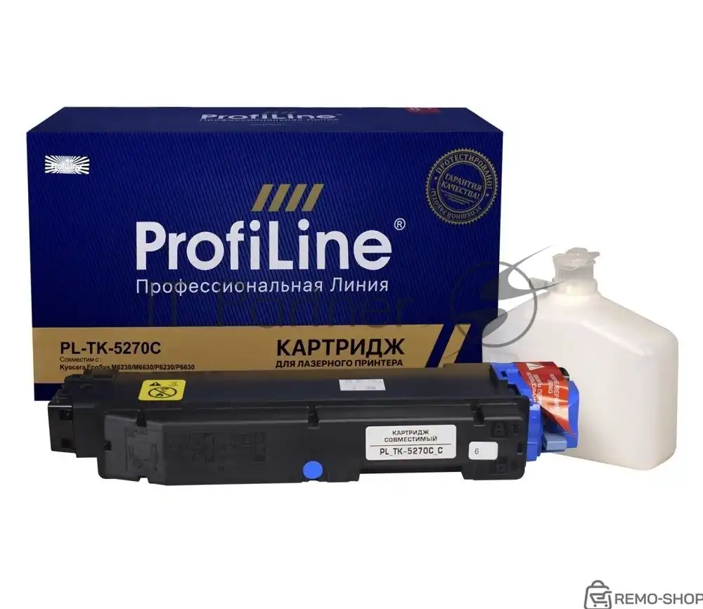 Тонер-туба ProfiLine PL-TK-5270C голубой для принтеров Kyocera EcoSys M6230/M6630/P6230/P6630