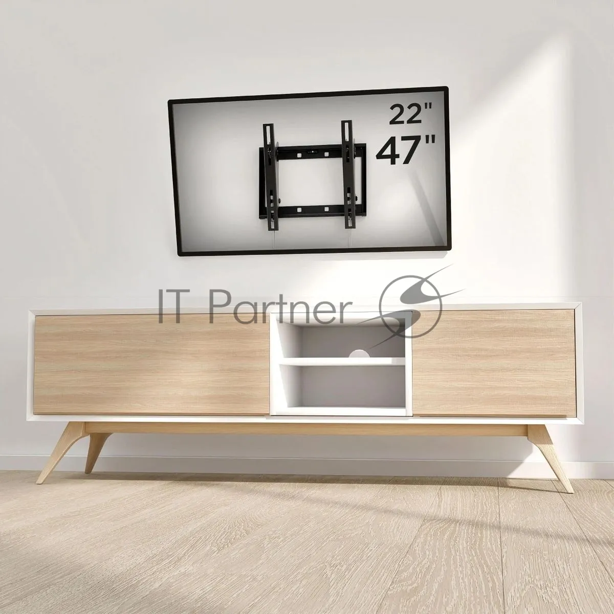 Настенный кронштейн для телевизора Holder LCD-T2609 черный фото 2