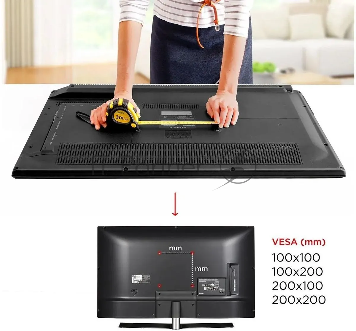 Настенный кронштейн для телевизора Holder LCD-T2609 черный фото 3