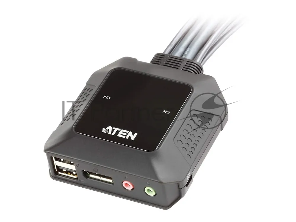 KVM-переключатель ATEN CS22DP на 2 порта с DisplayPort и USB фото 3