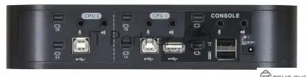 KVM-переключатель USB 4 порта с двойным DisplayPort фото 2
