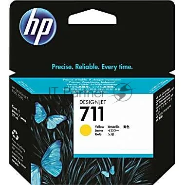 Картридж струйный HP CZ132A желтый для принтеров DeskJet T120/T520 фото 2
