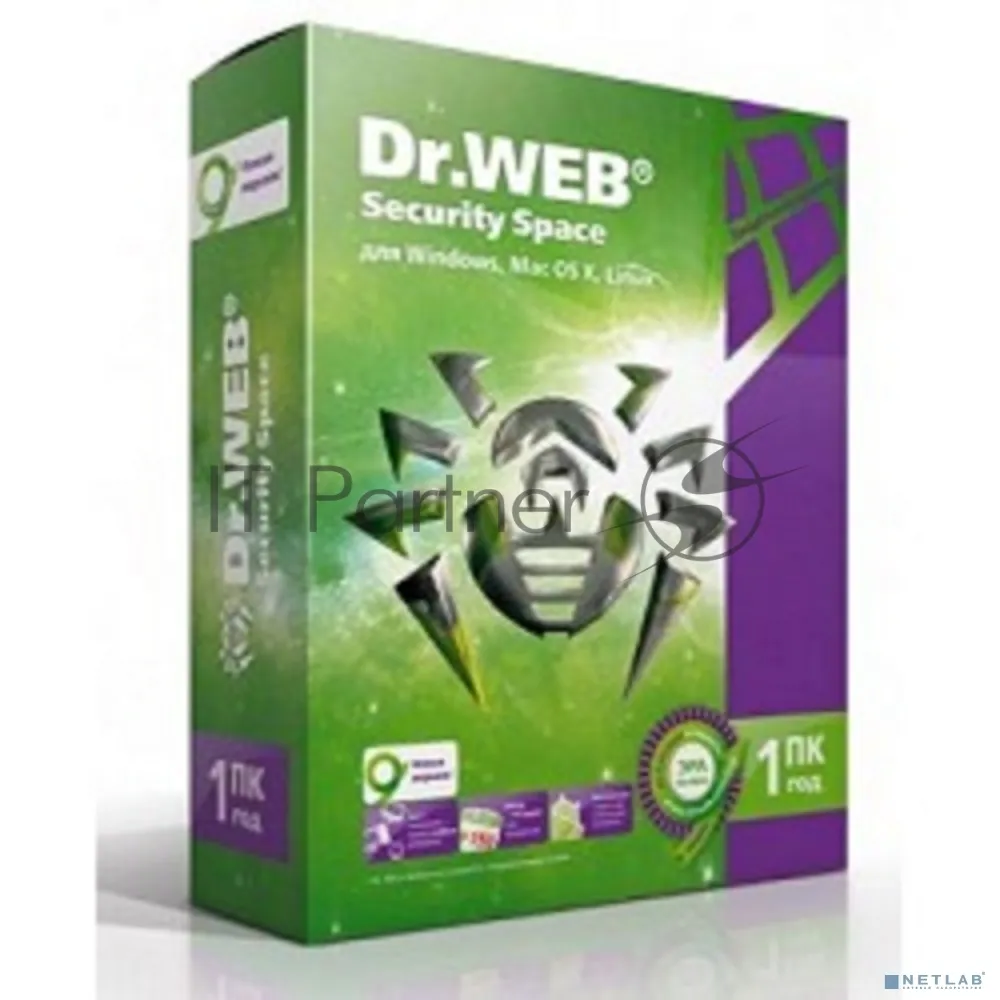 Dr.Web Security Space — лицензия на 1 компьютер год фото 3