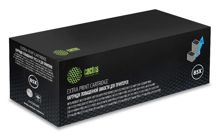 Лазерный картридж Cactus CS-CE285X-MPS черный для принтеров HP