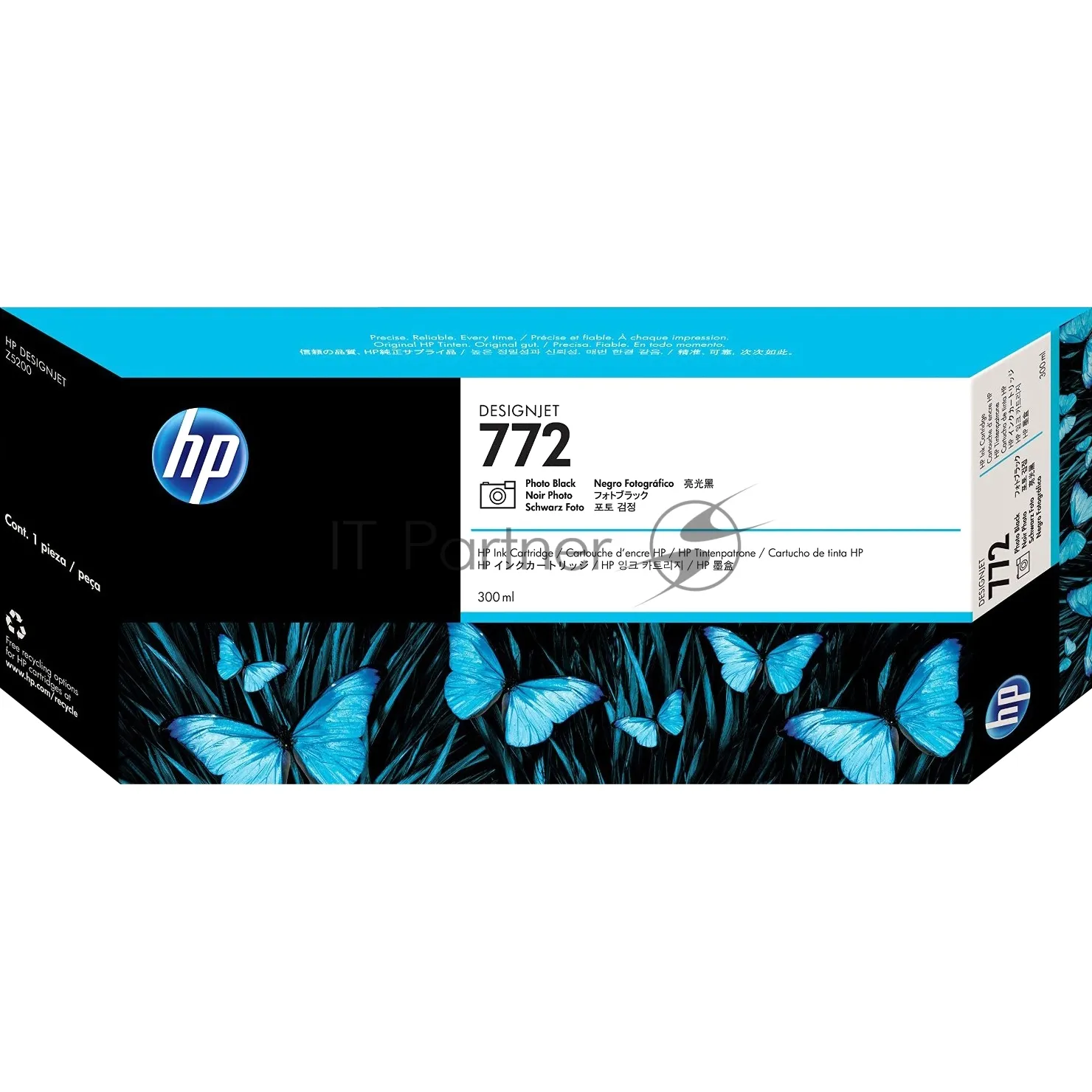 Картридж струйный HP №772 CN633A фото черный для DesignJet Z5200 (300 мл) фото 2