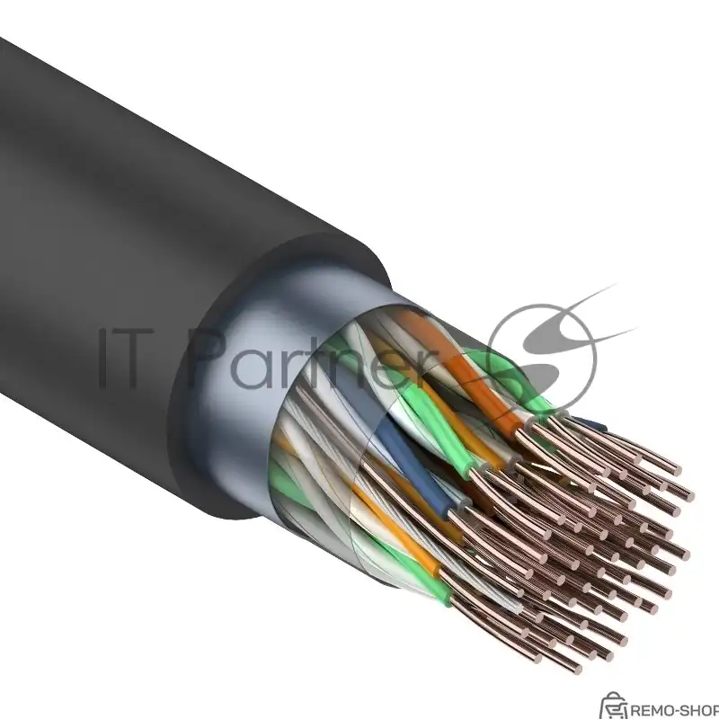 Кабель FTP Rexant 25PR 24AWG, CAT5, наружный, бухта 305 м