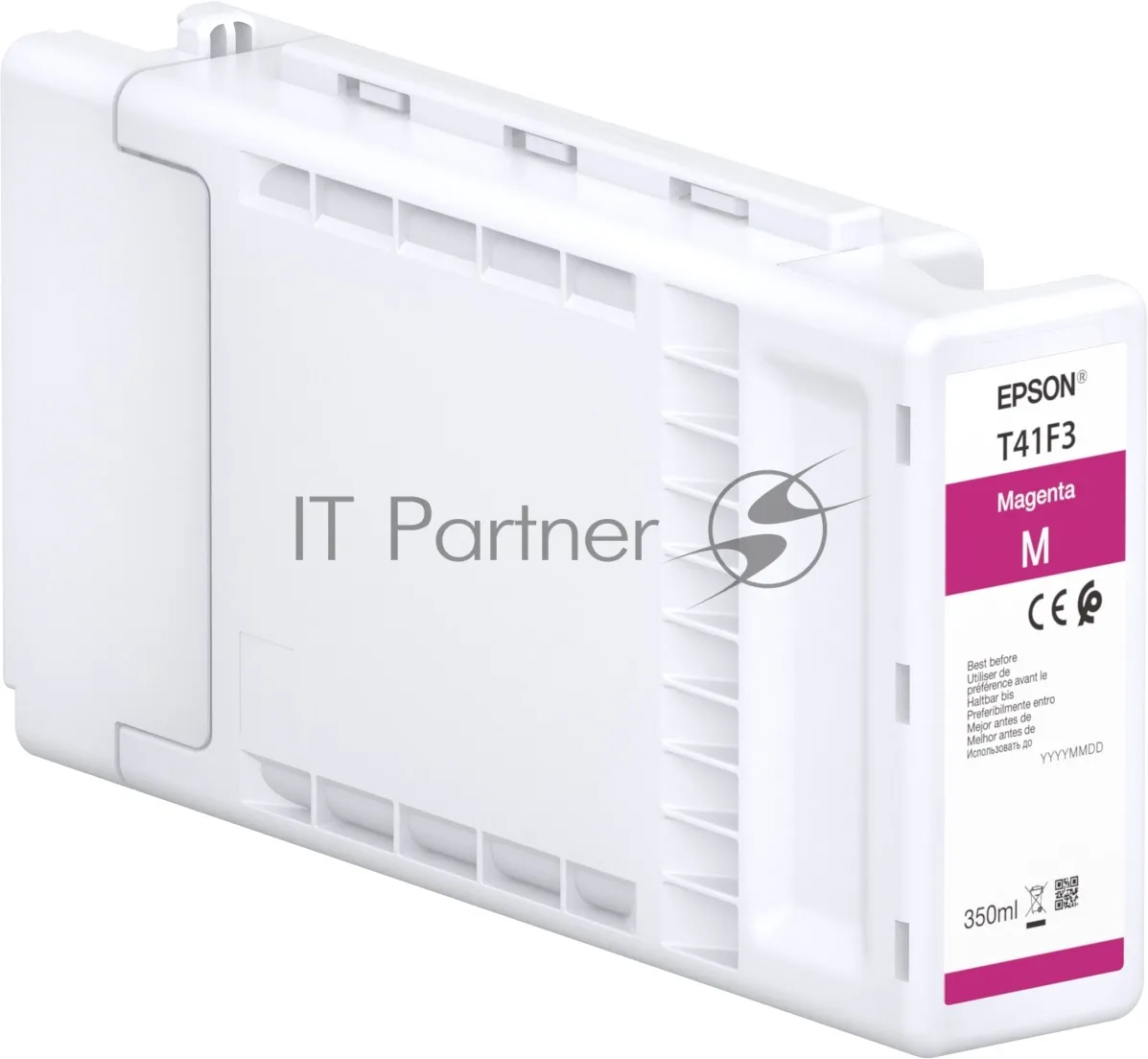Картридж струйный Epson T41F340 пурпурный (350 мл)