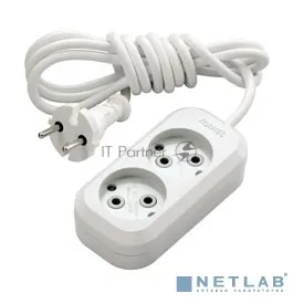Удлинитель Makel MGP102 с 2 розетками и кабелем метра