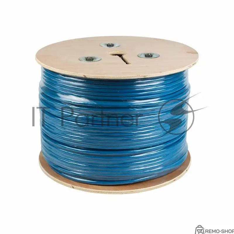 Кабель витая пара Rexant Cat.6 F/UTP, синий, 305 м фото 2