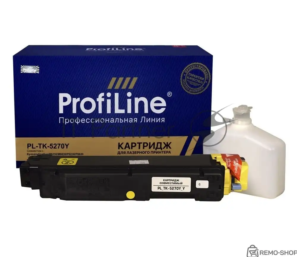 Тонер-картридж ProfiLine PL-TK-5270Y желтый для принтеров Kyocera EcoSys M6230/M6630/P6230/P6630