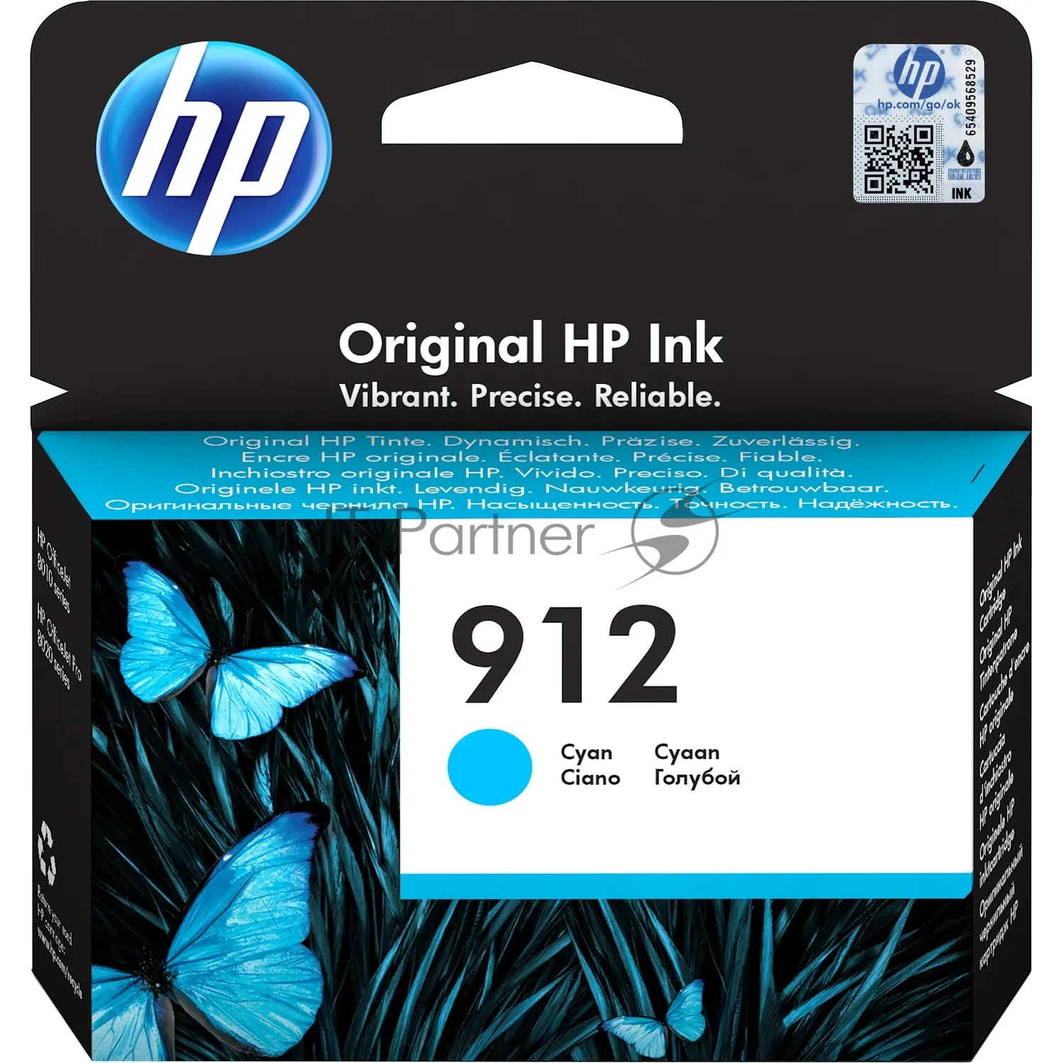 Картридж HP 912 голубой для принтеров OfficeJet 801x/802x фото 3