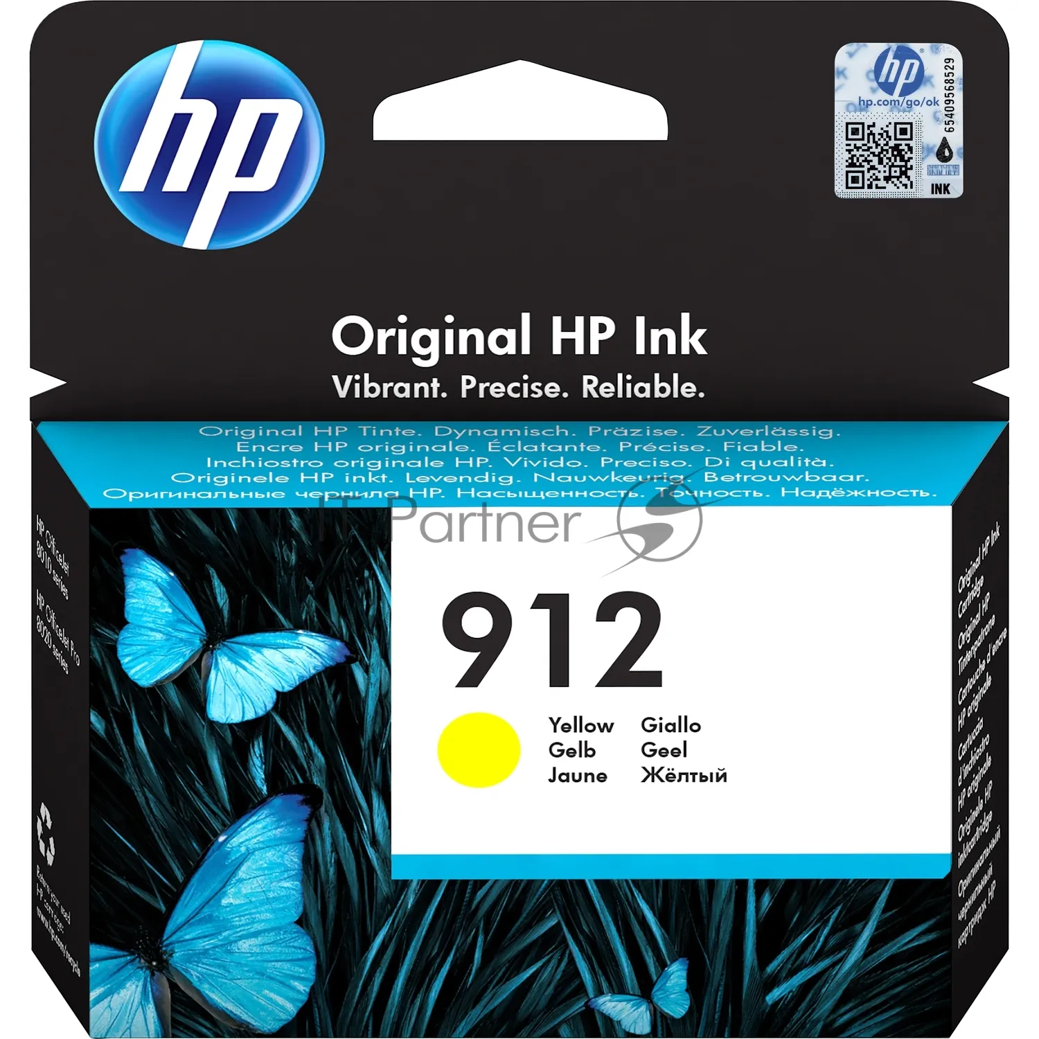 Картридж HP 912 желтый для принтеров OfficeJet 801x/802x фото 2
