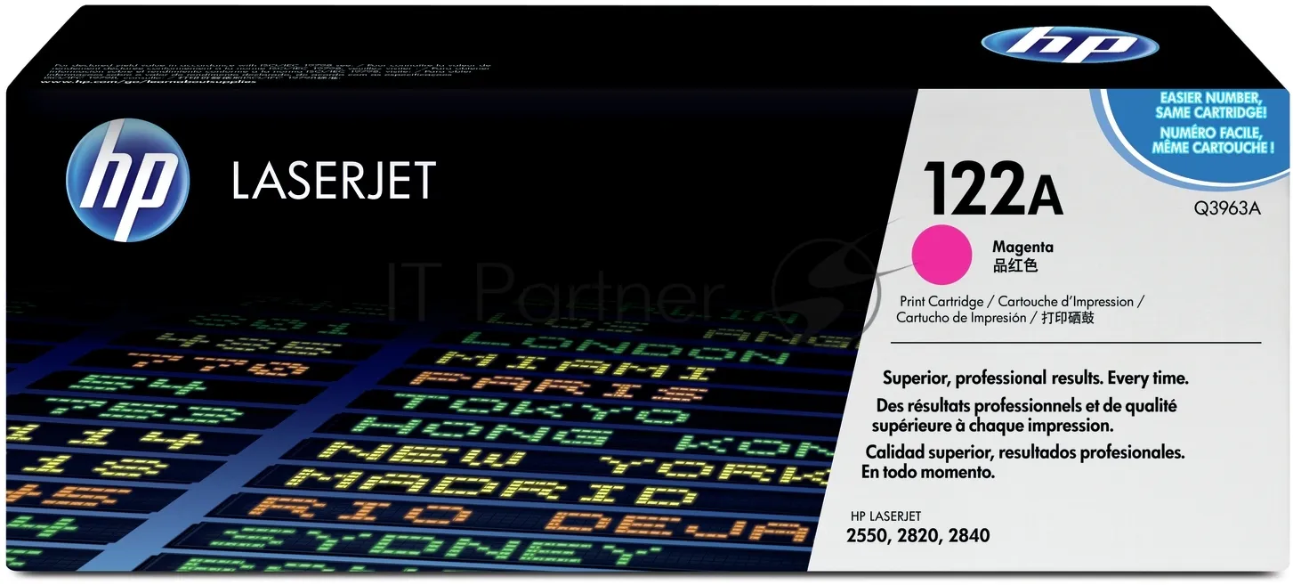 Оригинальный пурпурный лазерный картридж HP Q3963A для принтеров Color LaserJet 2550 фото 2