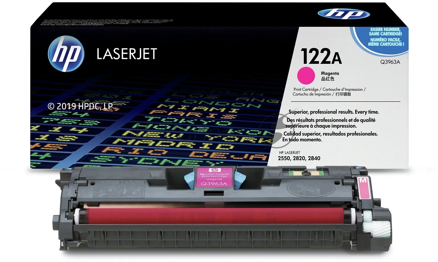 Оригинальный пурпурный лазерный картридж HP Q3963A для принтеров Color LaserJet 2550 фото 3