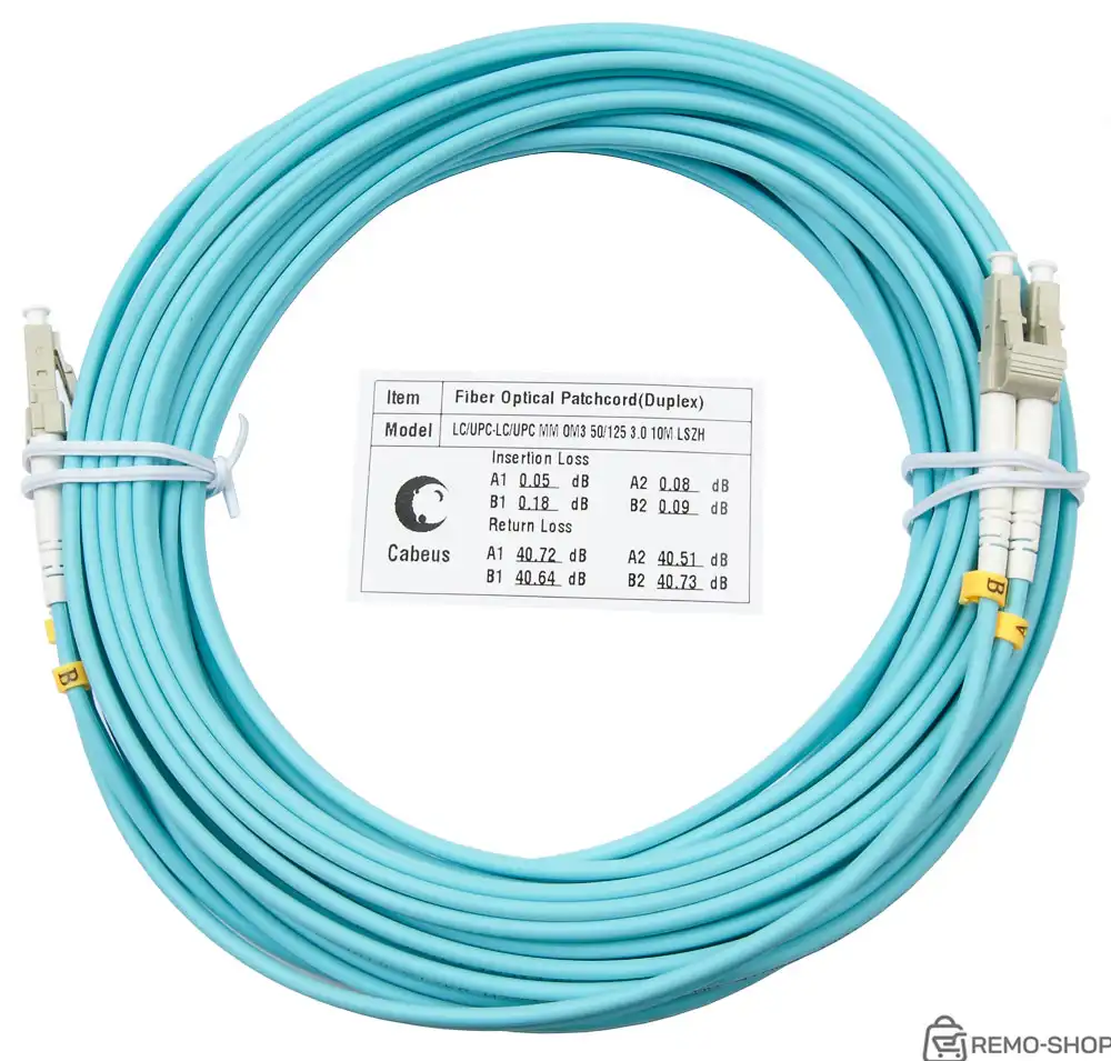 Оптический патч-корд Cabeus FOP-50-LC-LC-25m многомодовый 50/125 фото 2