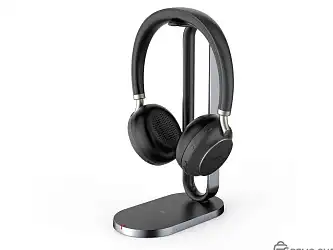 Беспроводная гарнитура Yealink BH76 с подставкой для беспроводной зарядки (черная)