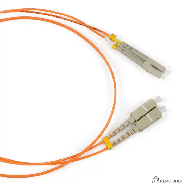 Оптический патч-корд LANMASTER LC/PC-SC/PC, многомодовый OM2, 1.0 м