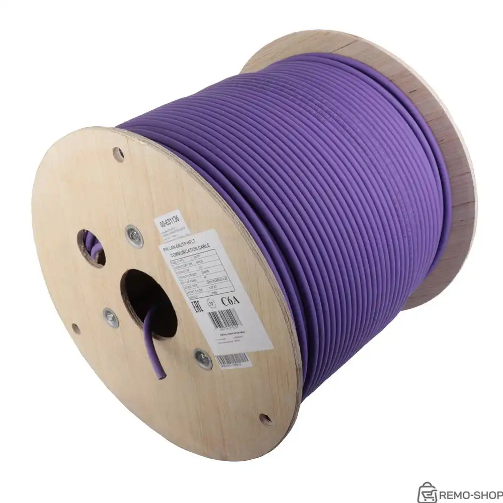 Кабель витая пара LANMASTER LAN-6AUTP-HFLT-VI категории 6А (UTP)