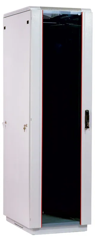 Телекоммуникационный шкаф напольный 48U 800x800 мм со стеклянной дверью