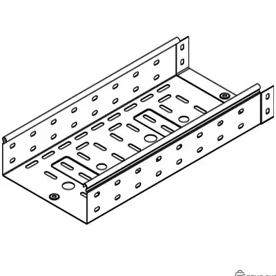 Перфорированный кабельный лоток 50х50 мм L3000 сталь 0.45 IEK фото 3